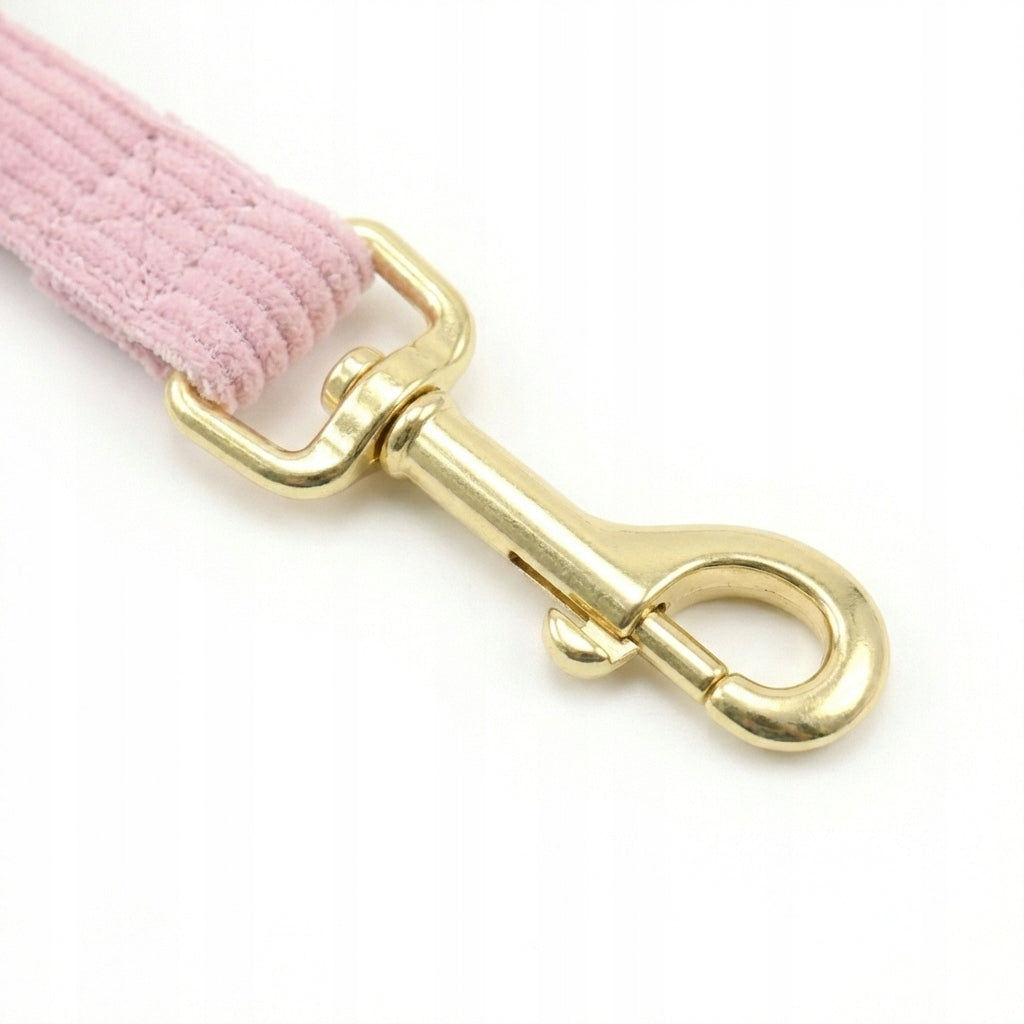 Růžový postroj s vodítkem pro malé psy včelka nastavitelný set S Size S