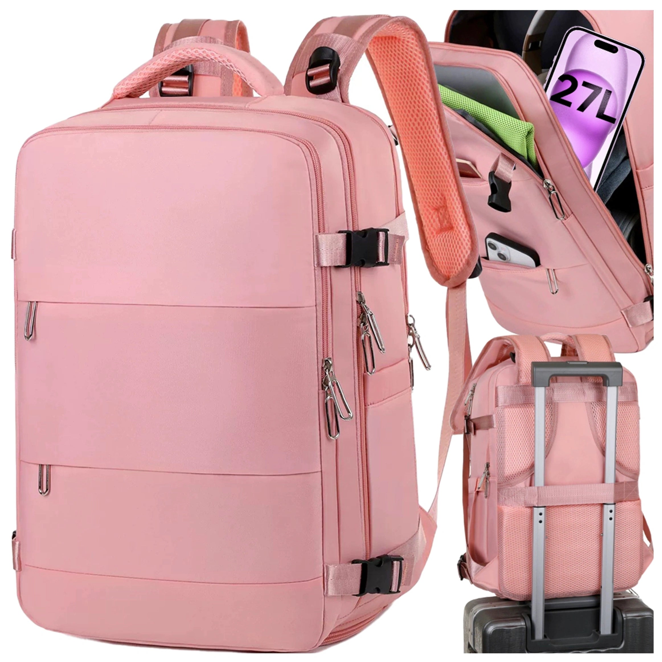Ryanair Wizzair Travel Backpack Lightweight Large Handheld Laptop Backpack Packaging status original