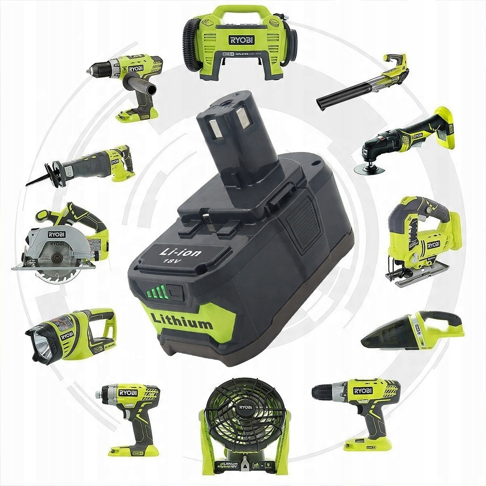 Ryobi 18-Volt Li-Ion 5,0 Ah Battery for Power Tools Battery capacity 5 Ah