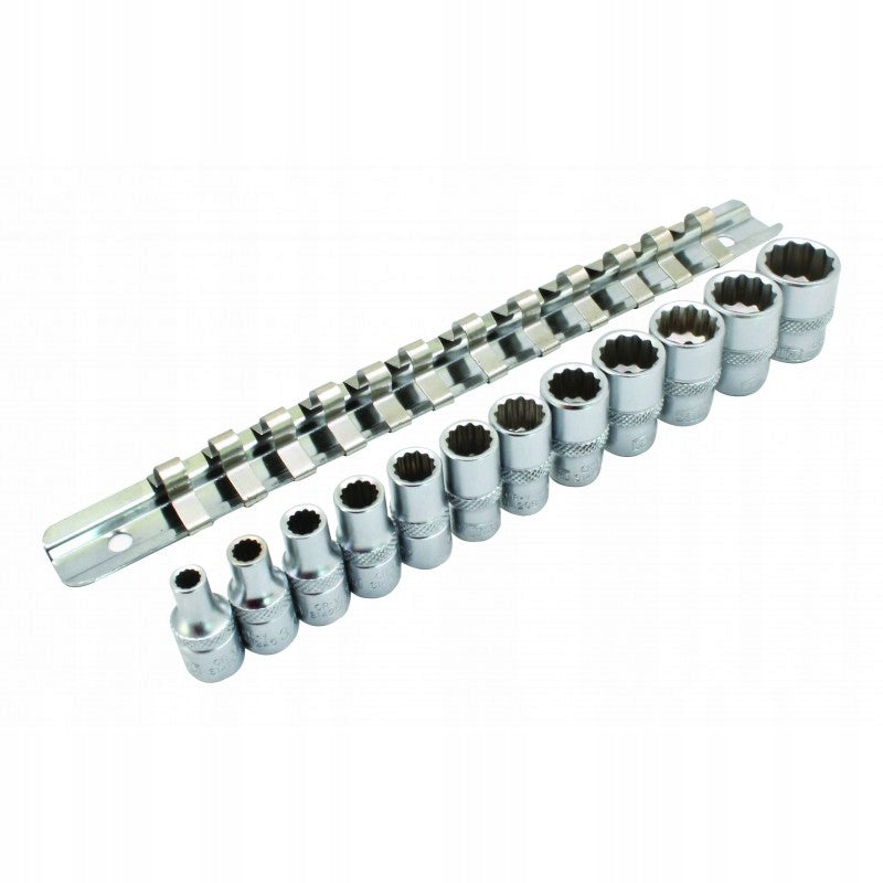 S-90096 SET OF INCH SOCKETS 12-KT 1/4" SATRA