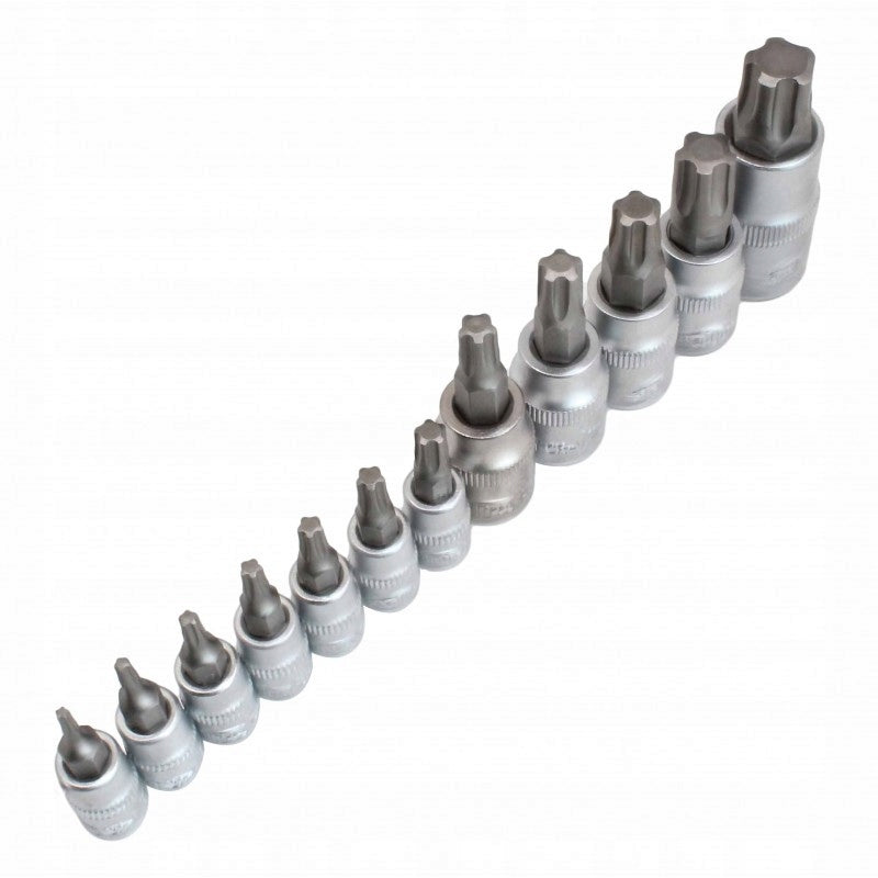 S-H125WT SOCKET WRENCHES TORX 5 ANGLE. – 12ELEM. SATRA Product weight with unit packaging 0.514 kg