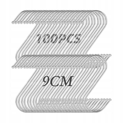 S METAL HOOKS FOR HANGING 100PCS STAINLESS STEEL 90MM METAL Brand no brand