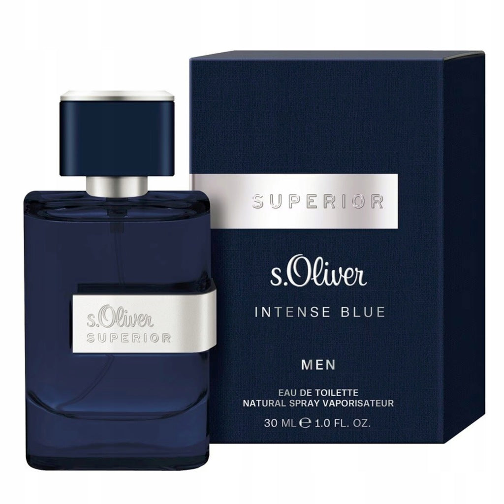 S.OLIVER Superior Intense Blue Men Eau de Toilette, 30 ml