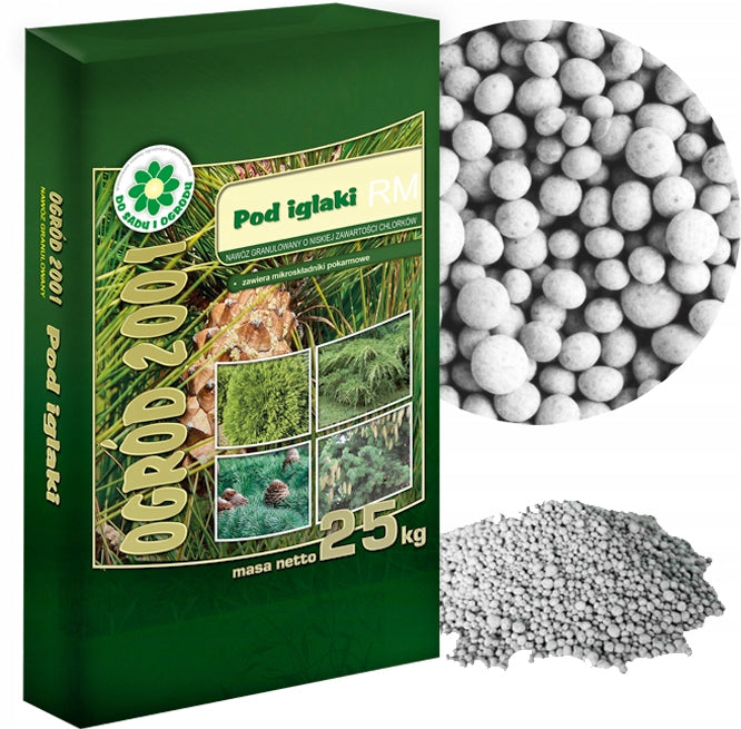 S-POL FERTILIZER CONIFER 25kg CONIFERS FOR YEAR-ROUND BROWNING