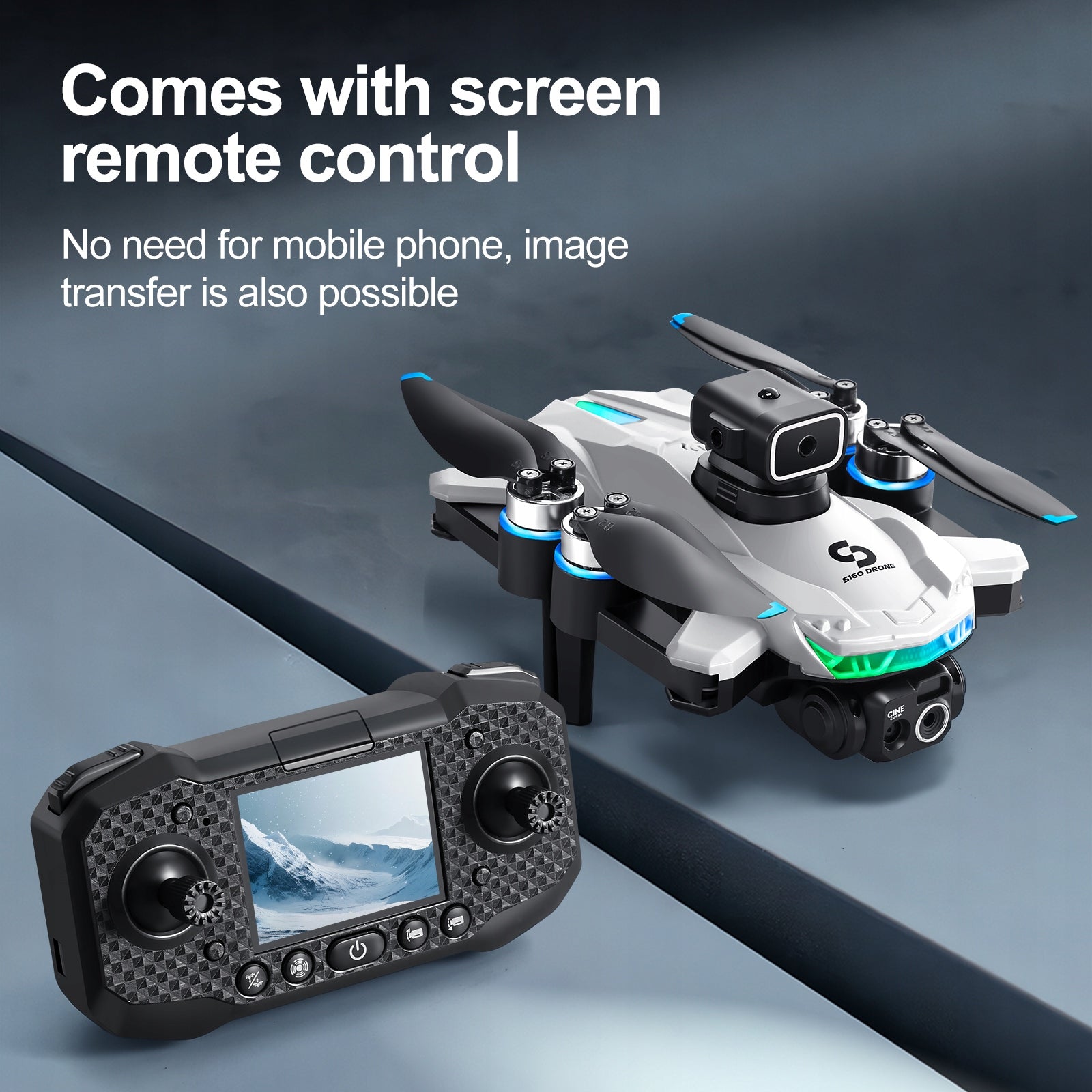 S160 Screen Remote Drone - 4D Obstacle Avoidance & HD Dual Camera Manufacturer code S160