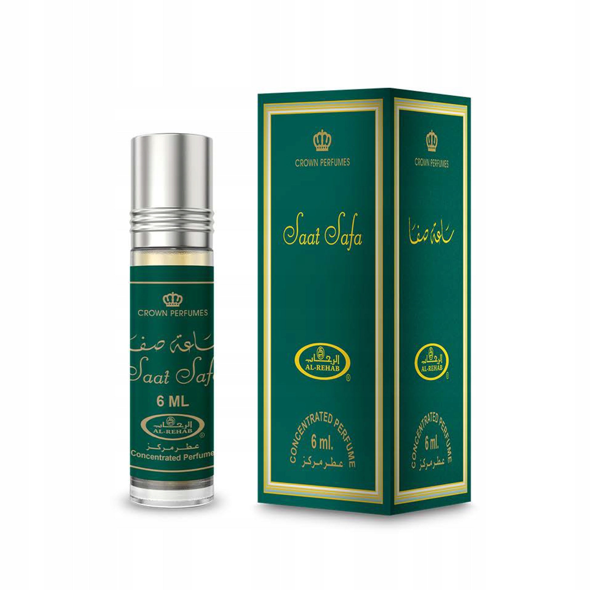 SAAT SAFA ARABIC PERFUME IN ORIENTAL OUD OIL ELEGANT 6 ml AL REHAB Packaging status original