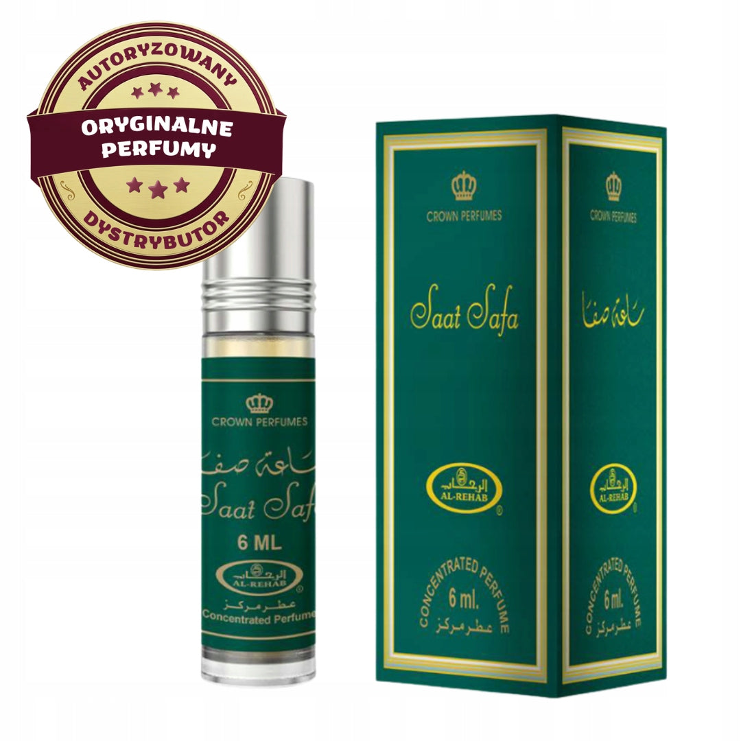 SAAT SAFA ARABIC PERFUME IN ORIENTAL OUD OIL ELEGANT 6 ml AL REHAB