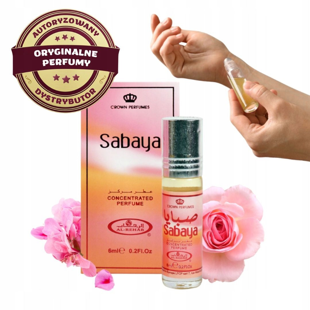 SABAYA ARABIC PERFUME IN OIL WOMEN'S FLORAL SWEET 6 ml AL REHAB