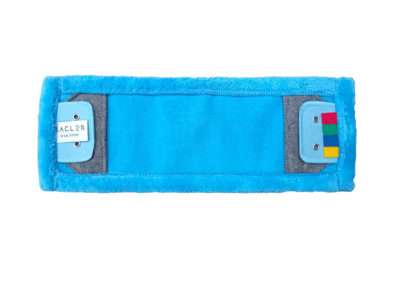 SACLER MOP FLAT DUO MICROFIBER 40CM EARS AND POCKET 00508 BLUE