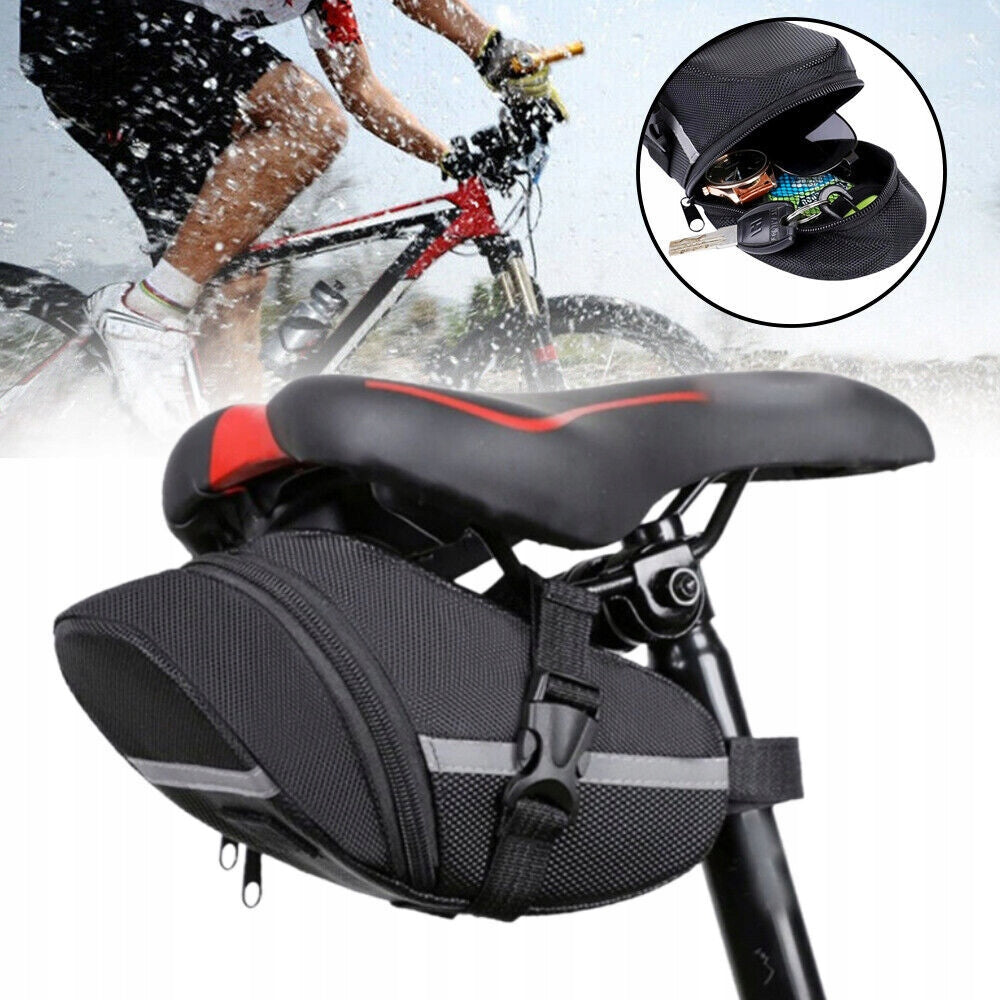 SADDLE BAG BICYCLE SADDLEBAG WATERPROOF WITH REFLECTORS Manufacturer code 0707388