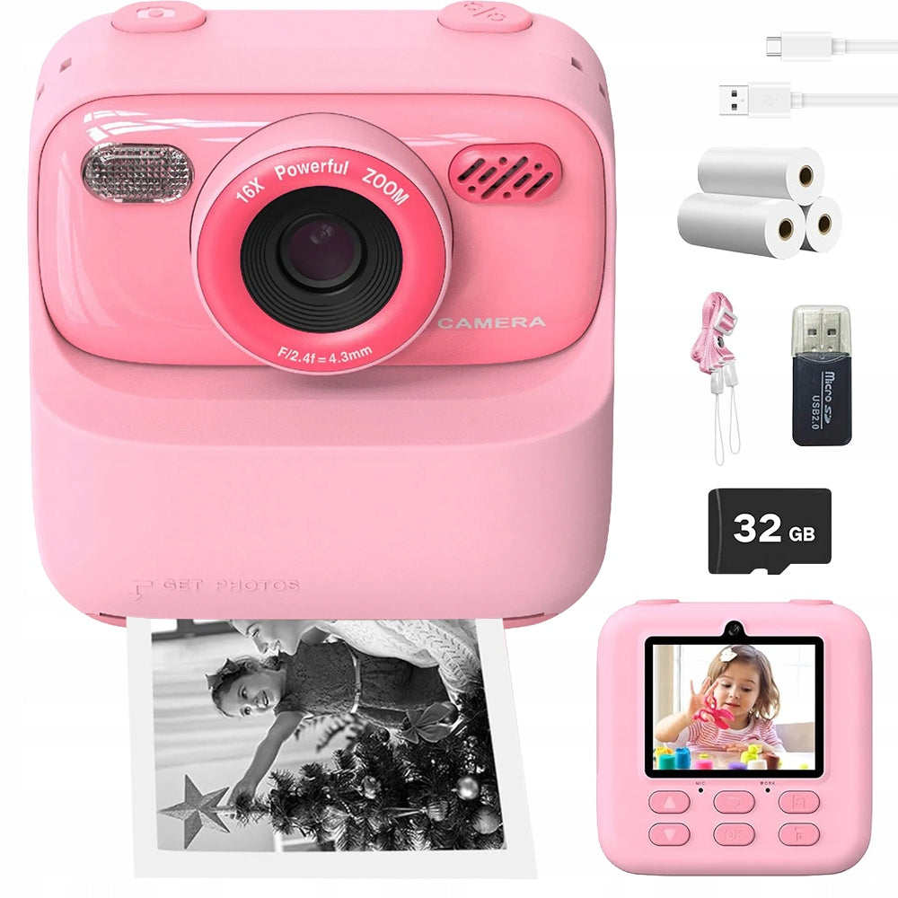 SAFE CAMERA FOR CHILDREN WITH THERMAL PRINTING WITHOUT BPA