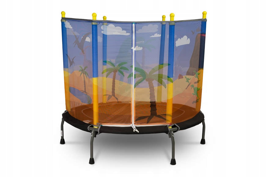 SAFE GARDEN TRAMPOLINE FOR CHILDREN'S TRAMPOLINE - DINO