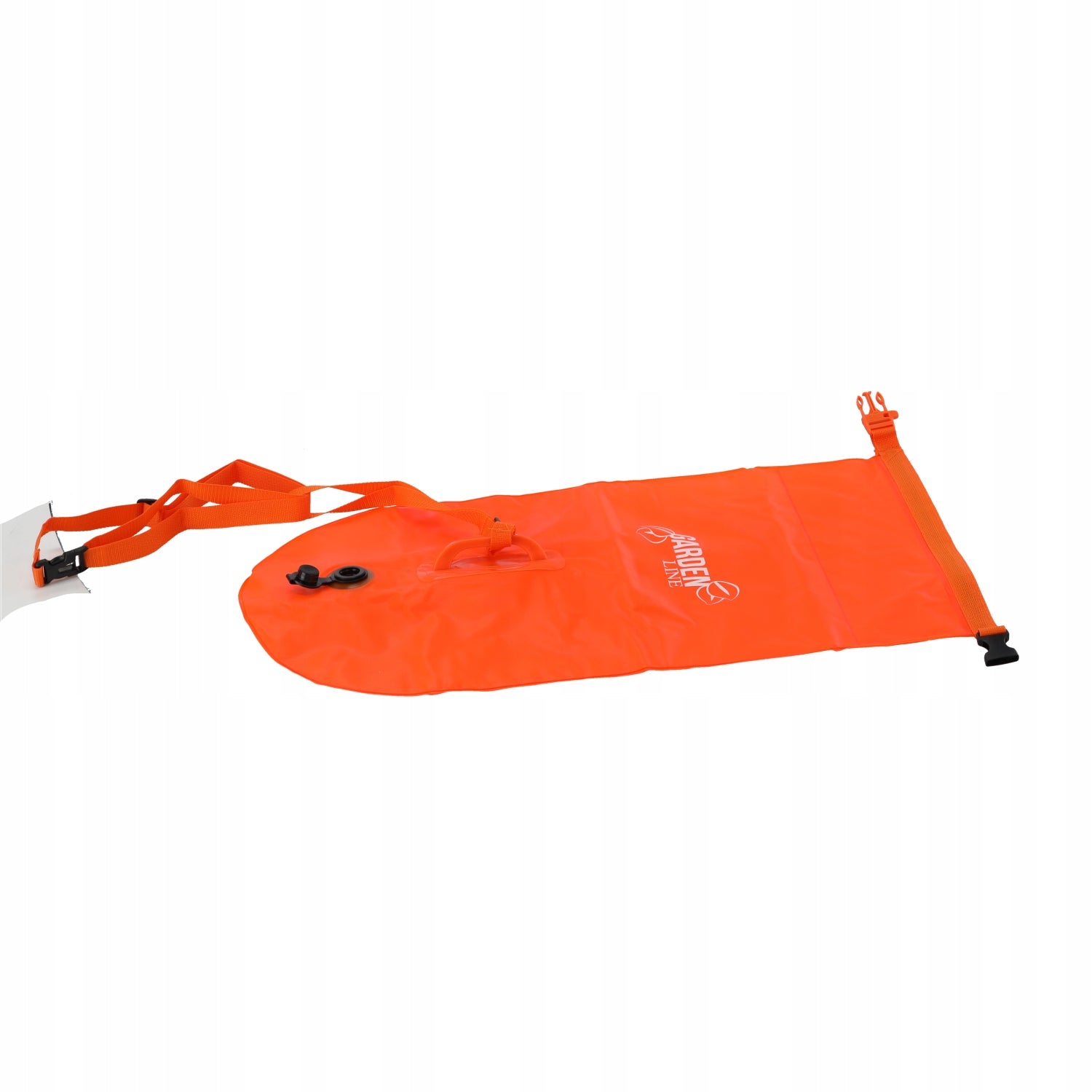 SAFETY BUOY INFLATABLE 28L DRY SWIMMING POCKET ORANGE Length 70 cm