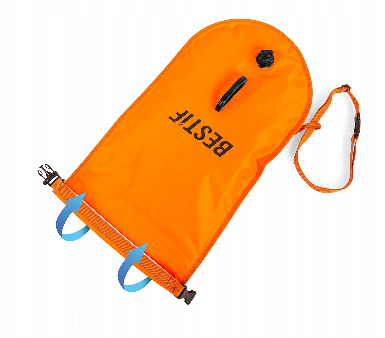 SAFETY BUOY INFLATABLE BUOY 2in1 DRY POCKET BESTIF FOR SWIMMING Kind buoy