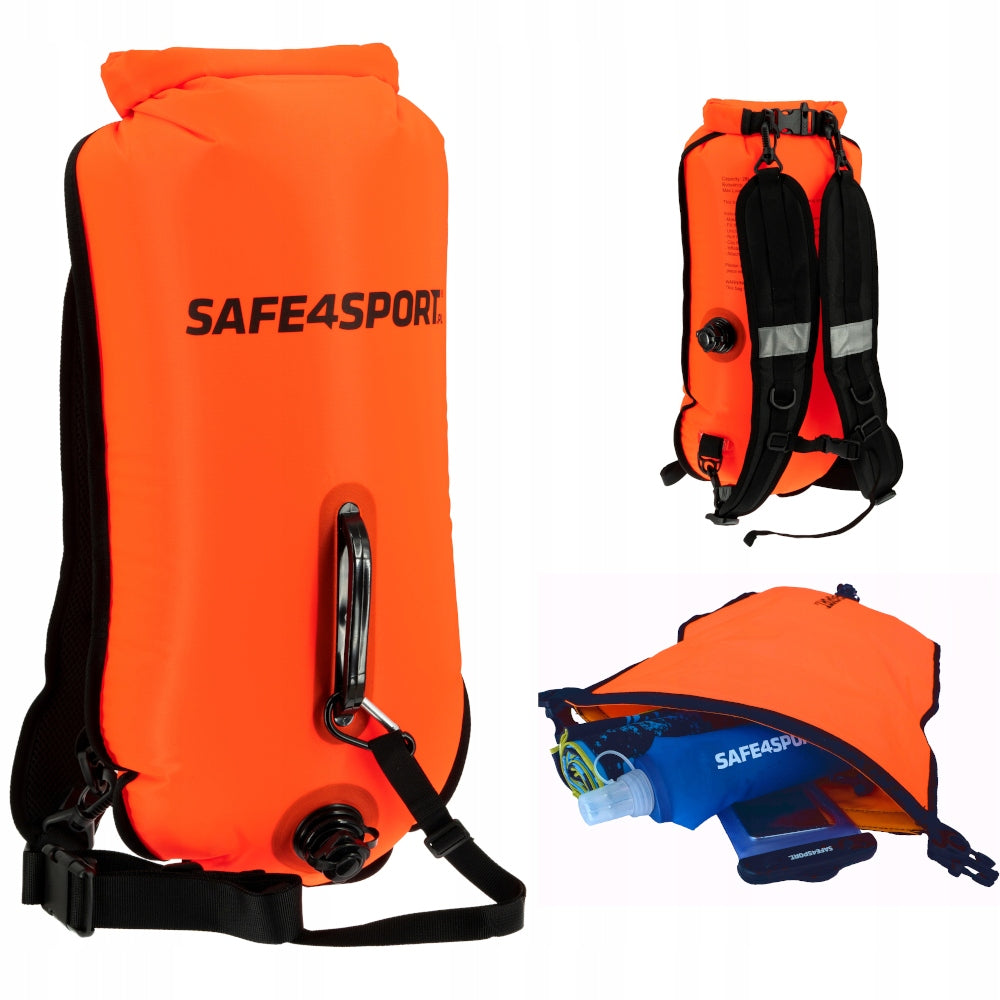 SAFETY BUOY INFLATABLE BUOY XXL BACKPACK 3in1