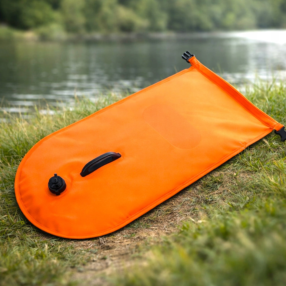 SAFETY BUOY INFLATABLE SWIMMING BUOY DRY POCKET 2in1 Model 2w1