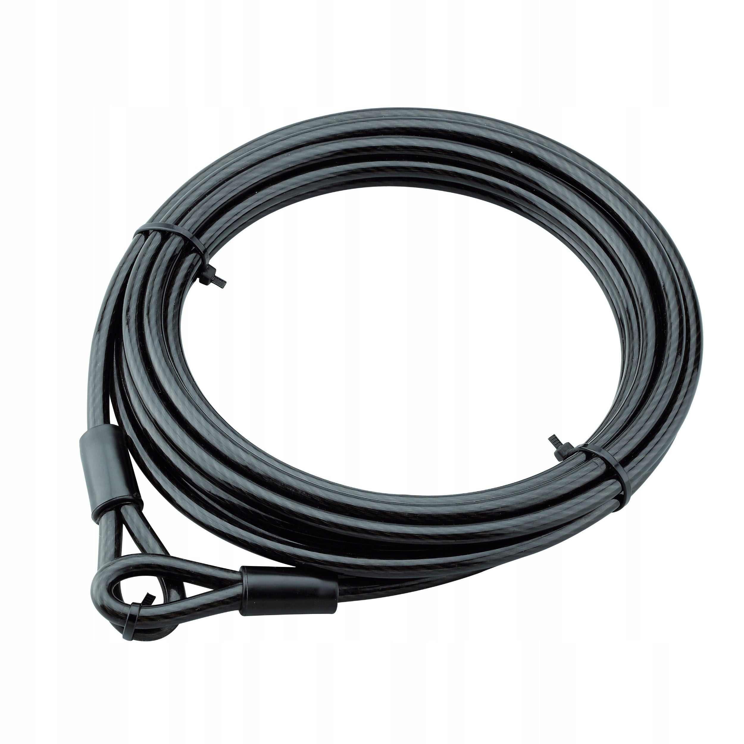 SAFETY CABLE WITH TWO LOOPS TWISTY FI 8 MM LENGTH 6 M WITH PVC COVER