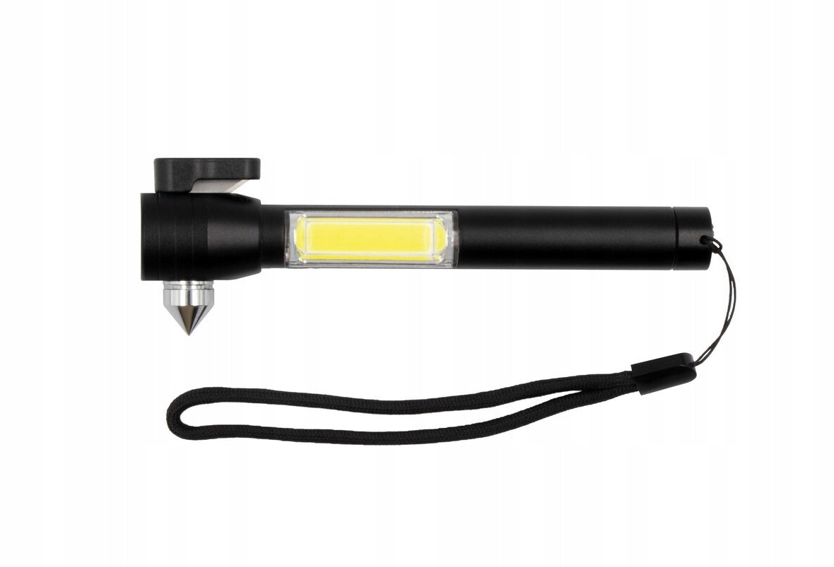 SAFETY FLASHLIGHT LED MULTITOOL WINDOW BREAKER BELT CLIPPER MAGNET Brand Lethe