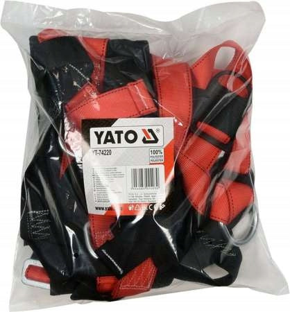 SAFETY HARNESS WITH HIP BELT YT-74220 YATO Certificates of conformity CE