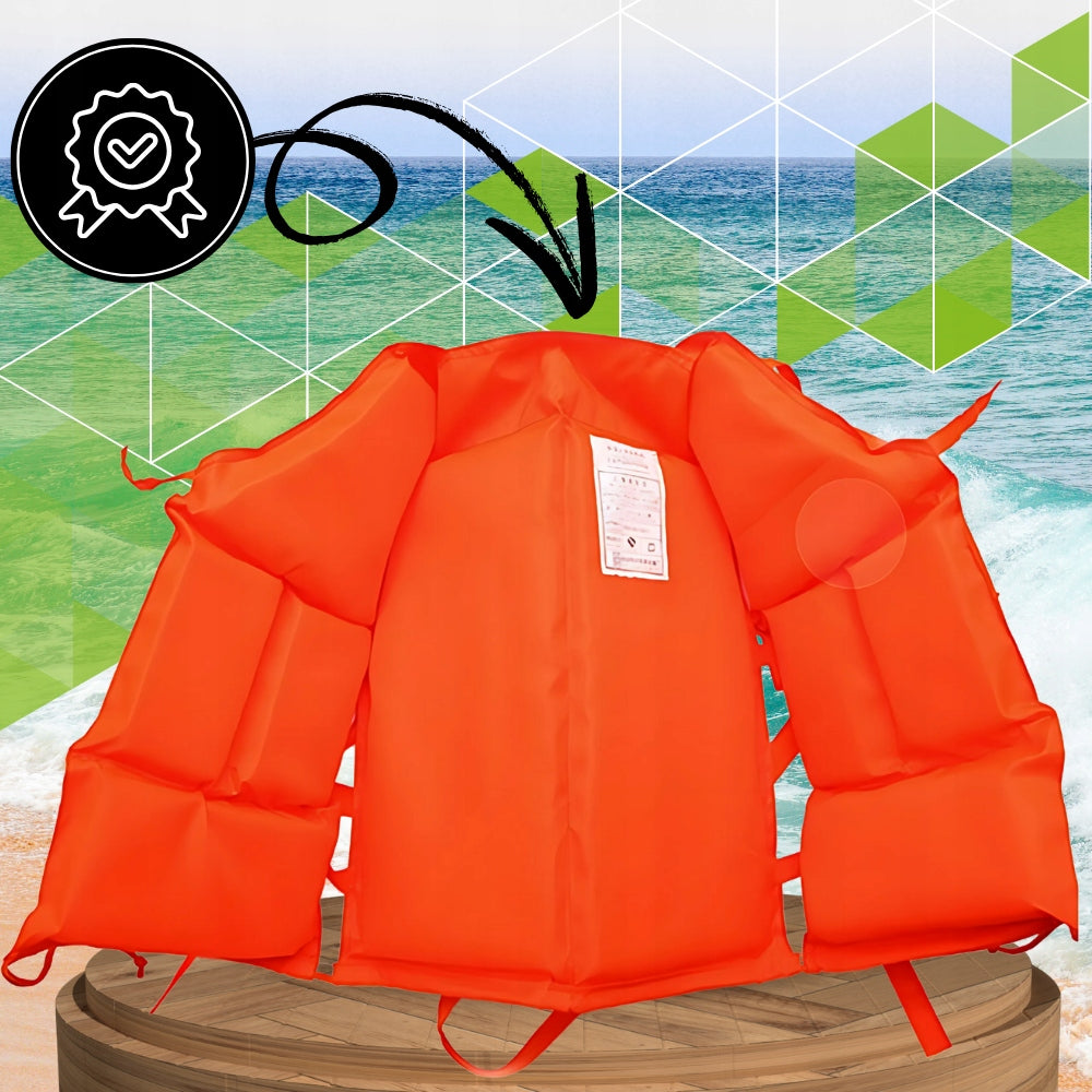 SAFETY VEST LIFE VEST FOR KAYAK RAFTING BOAT SCOOTER SUP Manufacturer code Kamizelka Asekuracyjna Kapok Na Kajak Spływ U