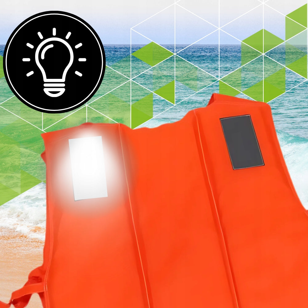 SAFETY VEST LIFE VEST FOR KAYAK RAFTING BOAT SCOOTER SUP UNIVERSAL Size universal