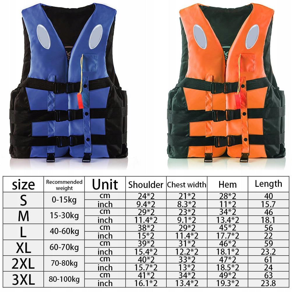 SAFETY VEST UP TO 195KG FOR ADULTS Size universal