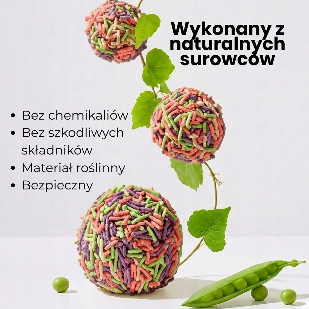 SAGAPO Organic Super Clumping Tofu Litter for Cat Candy 2,5kg Trade name SAGAPO Ekologiczny Super Zbrylający Żwirek Tofu dla Kota Candy 2,5kg