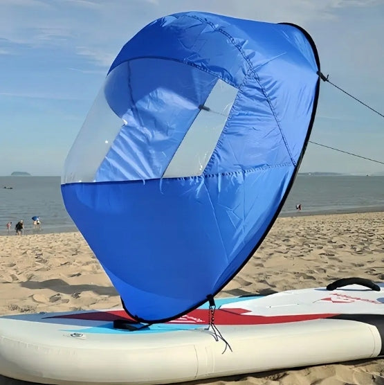SAIL FOR BOARD SUP KAYAK PONTOON SUPA SAIL FOLDING BLUE EAN (GTIN) 5907269742175