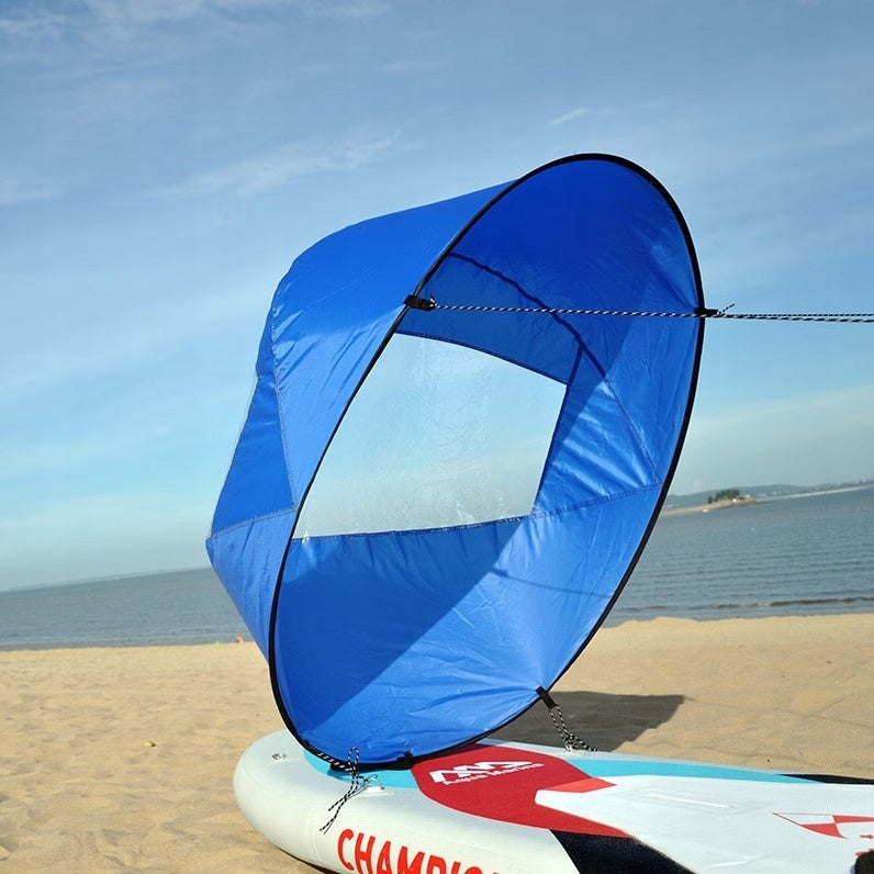 SAIL FOR BOARD SUP KAYAK PONTOON SUPA SAIL WINDOW FOLDING BLUE Manufacturer code 353
