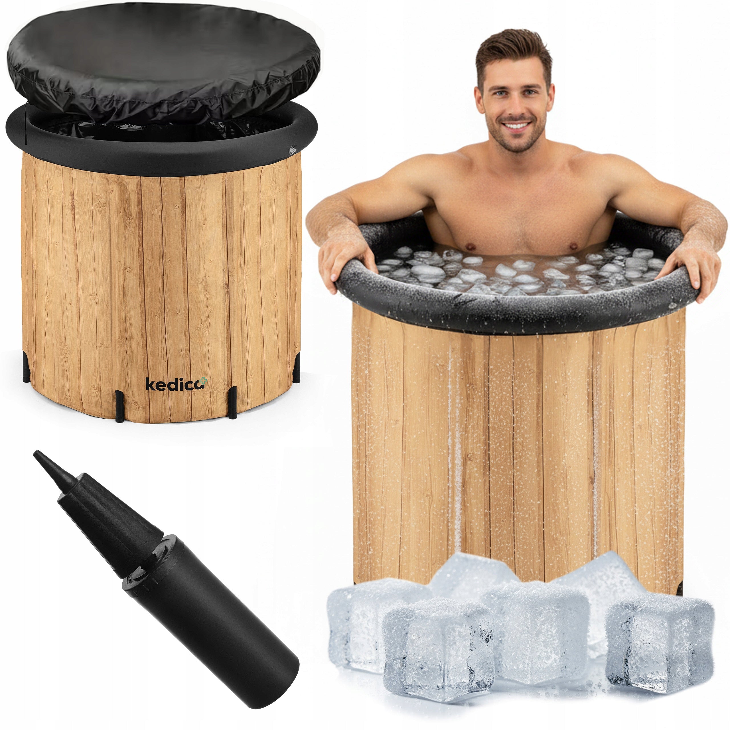 SAILING TUB PORTABLE ICE BATH KEDICA 80CM FOLDING TUB