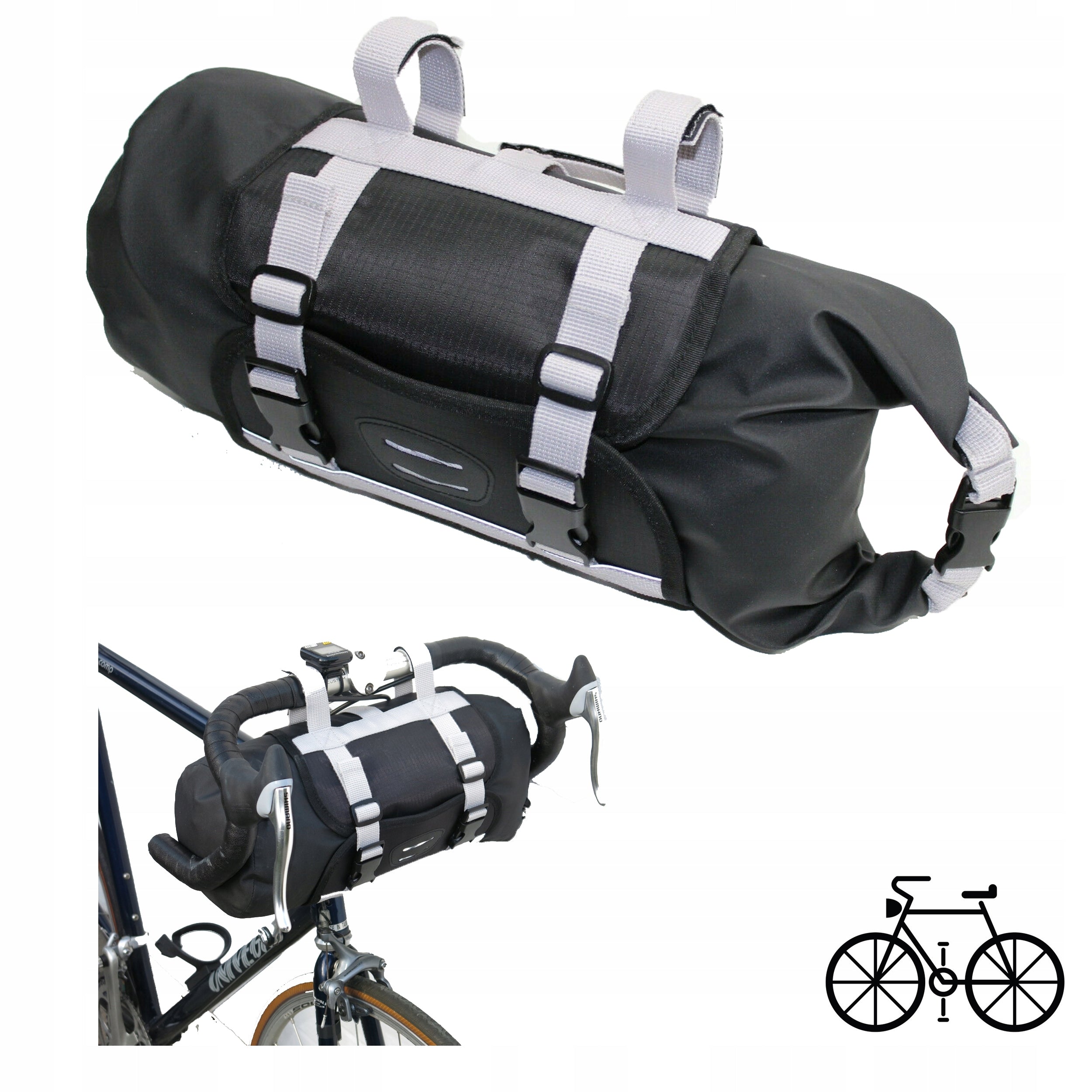 SAKWA bicycle bag for HANDLEBAR DRY BAG 9L XL