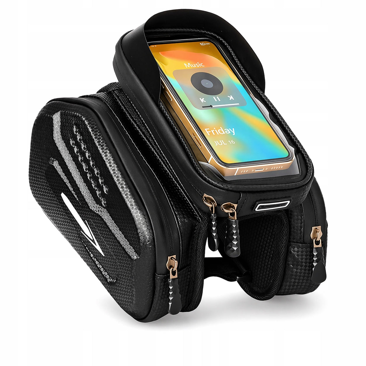 SAKWA bicycle bag waterproof 2 compartments phone case 7,2" (ZR102)
