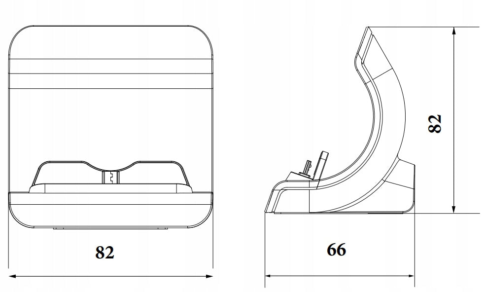 Ladestation für Thermostate Salus SQ610RF und WQ610RF
