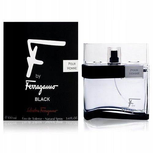 SALVATORE FERRAGAMO F BY FERRAGAMO BLACK - EDT VOLUME: 100 ML FOR MEN Packaging status original