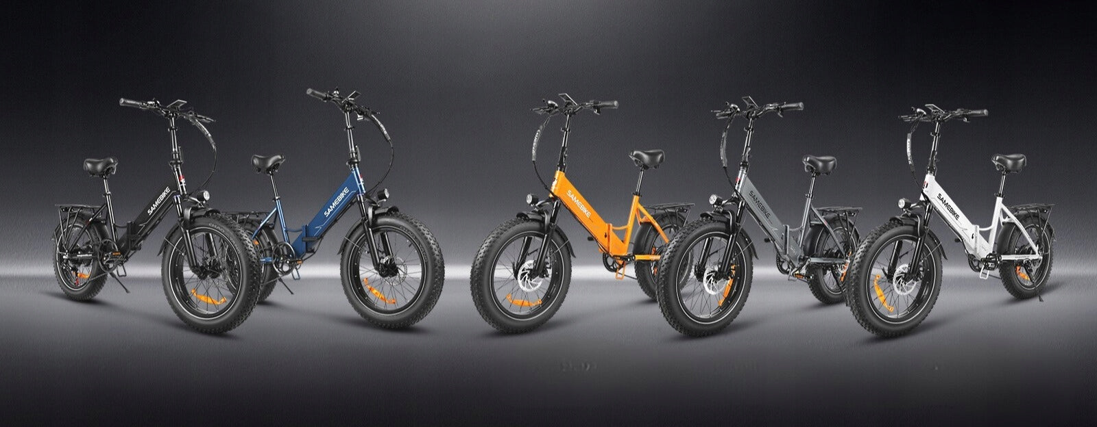 SAMEBIKE LOTDM200-II Electric City Bike 48V 13AH 80KM 20" NFC Pannier Bag Foldability partially assembled, calibrated