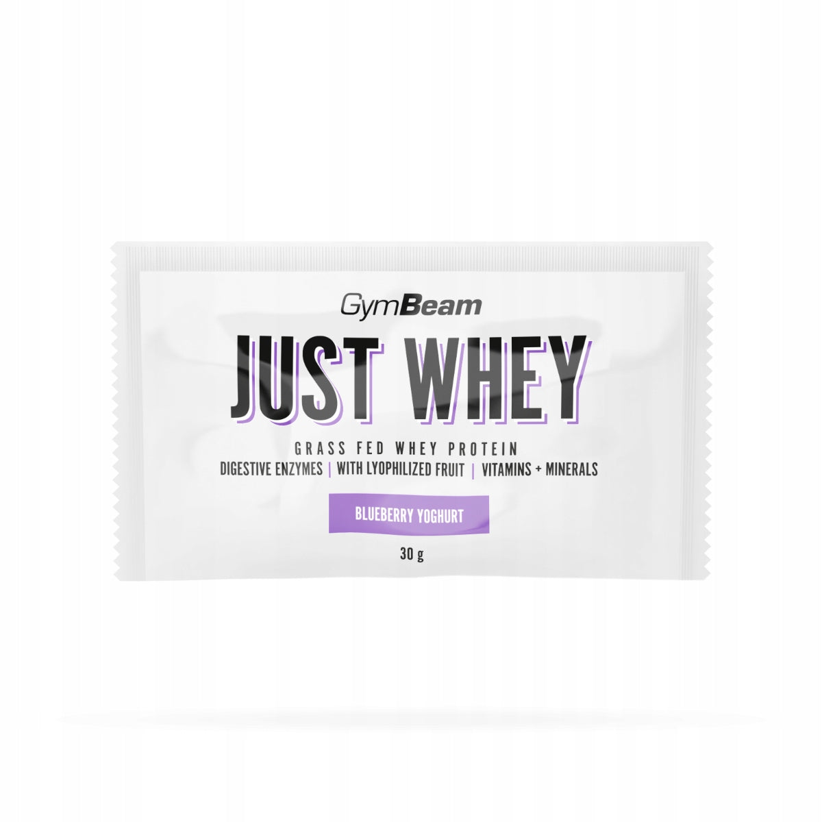 SAMPLE JUST WHEY PROTEIN MUSCLES CONDITIONER - GymBeam 30g blueberry yogurt