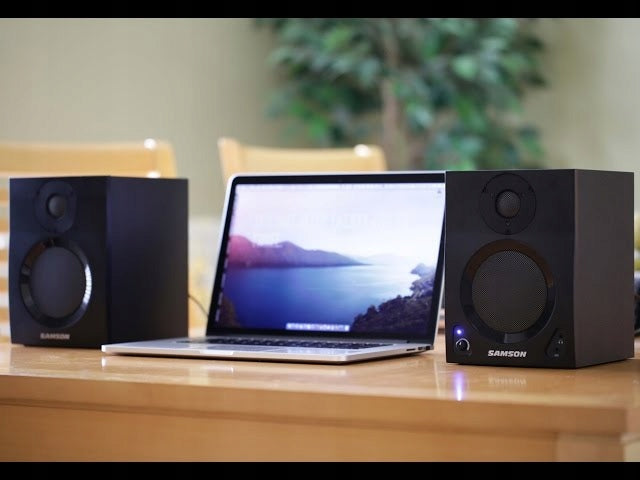 SAMSON MediaOne BT4 Bluetooth pair of active B142 15e studio monitors Brand Samson