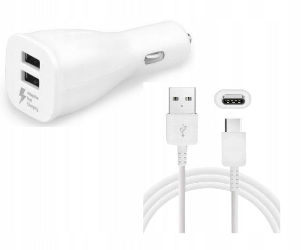 SAMSUNG FAST CHARGE 2X USB CAR CHARGER