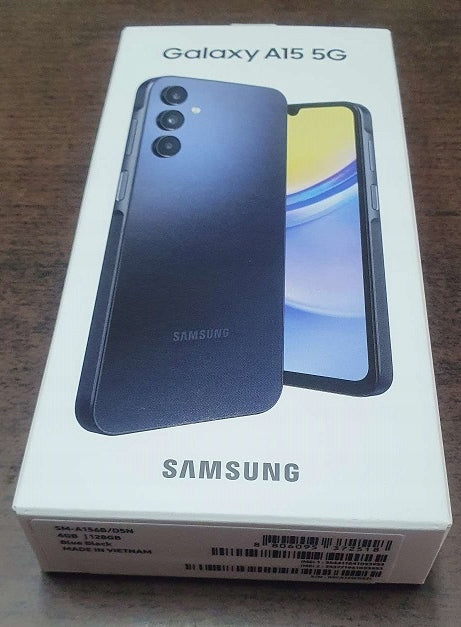 *SAMSUNG GALAXY A15 5G A156B/DSN 4/128GB PL DUAL SIM BLACK FV GDÓW* Charger included no