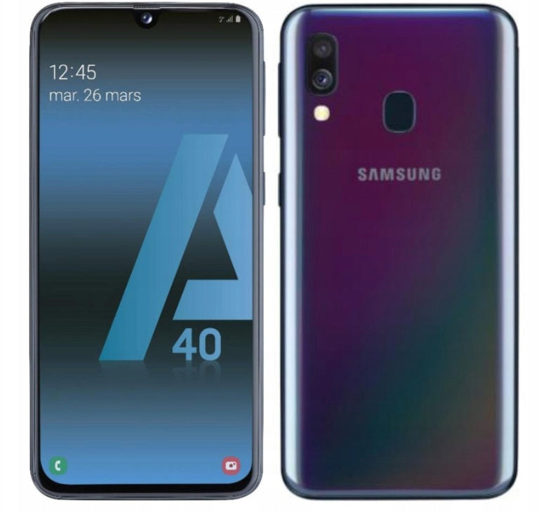 SAMSUNG GALAXY A40 SM-A405 4 / 64 GB + CASE + GLASS Charger included yes