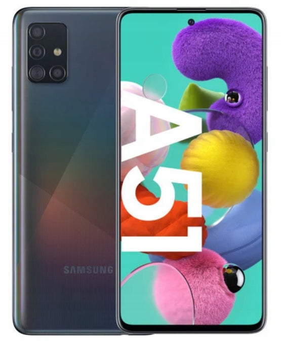 SAMSUNG GALAXY A51 SM-A515F 128GB + CASE Charger included yes