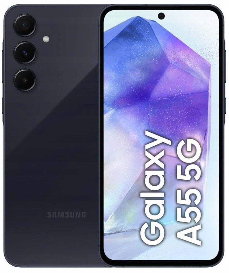 SAMSUNG GALAXY A55 | AWESOME NAVY | 8GB RAM / 256GB Storage | 25W Charging | 5000 mAh Battery | 120 Hz Display