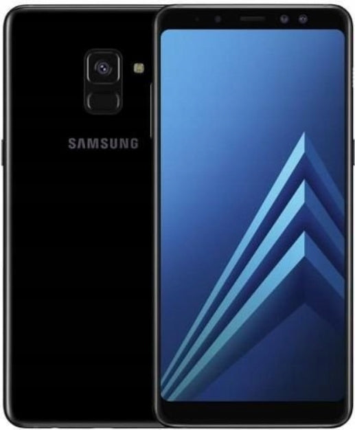 SAMSUNG GALAXY A8 2018 SM-A530 BLACK + CASE