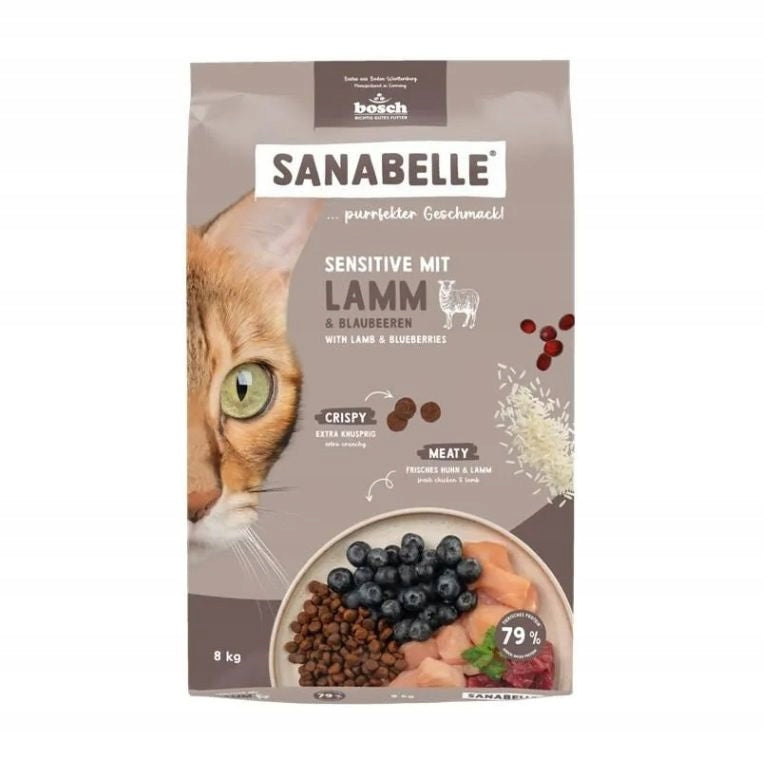 SANABELLE Sensitive Lamb for cats sensitive digestive tract 8 kg
