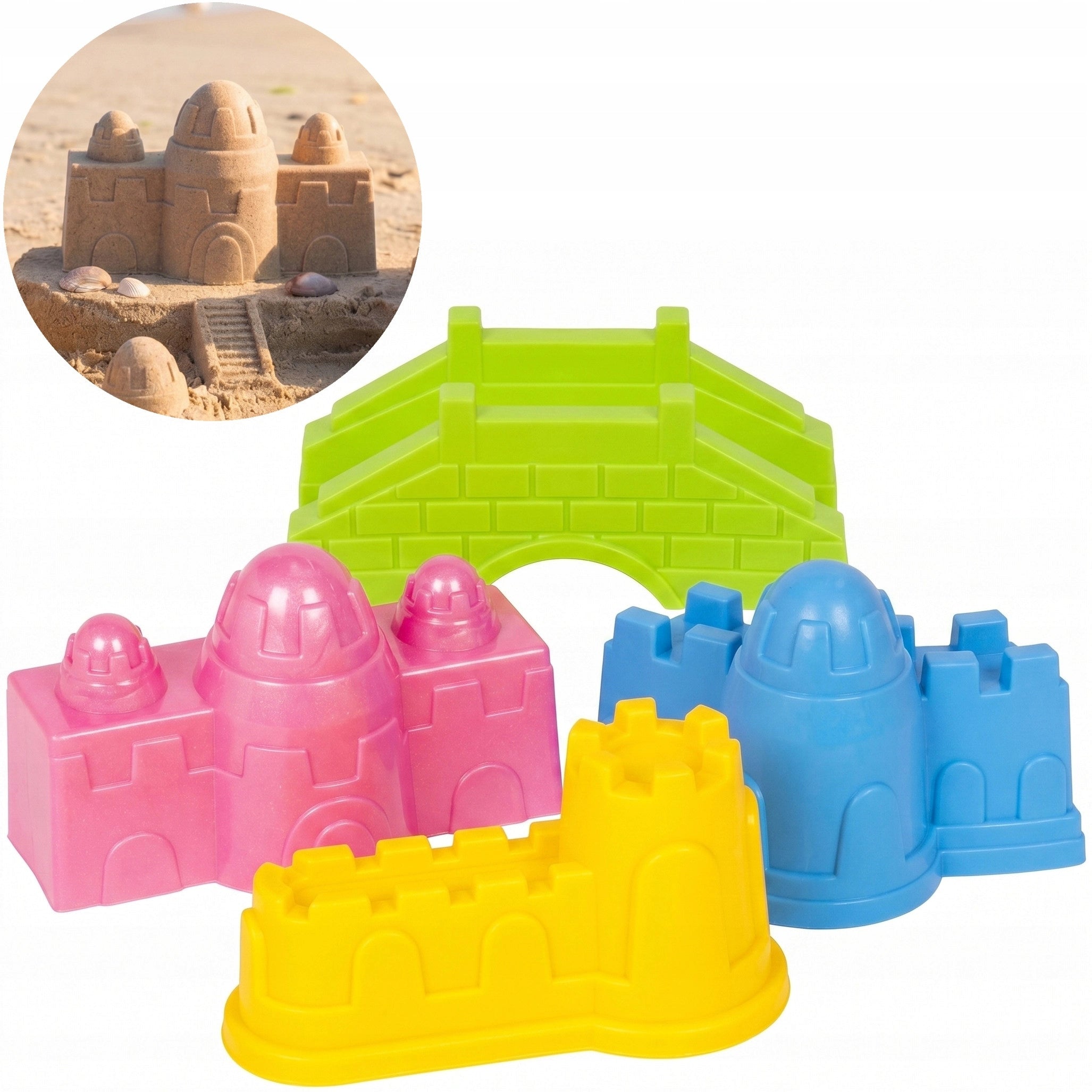 SAND MOLDS CASTLE 4 PIECES