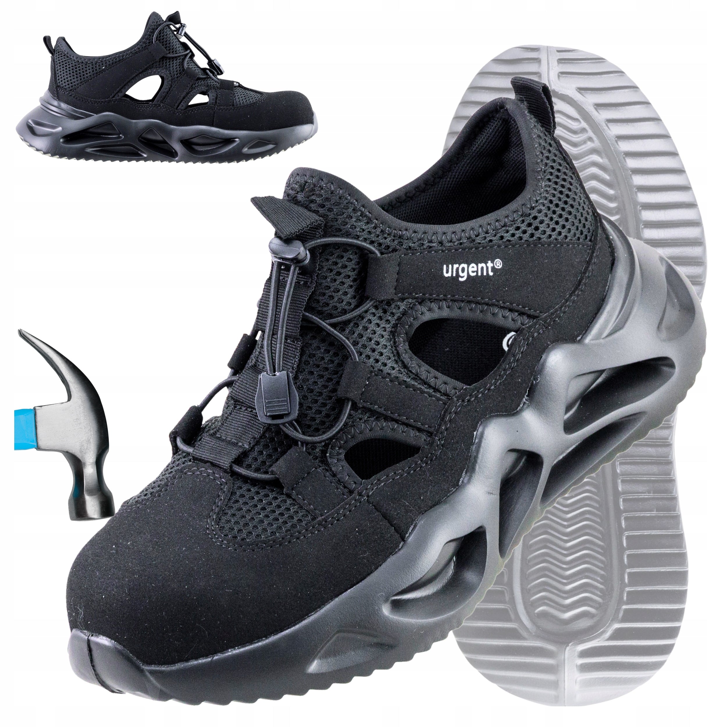 SANDALS WORKING WORK SHOES for Summer with Composite Toe BHP Lightweight