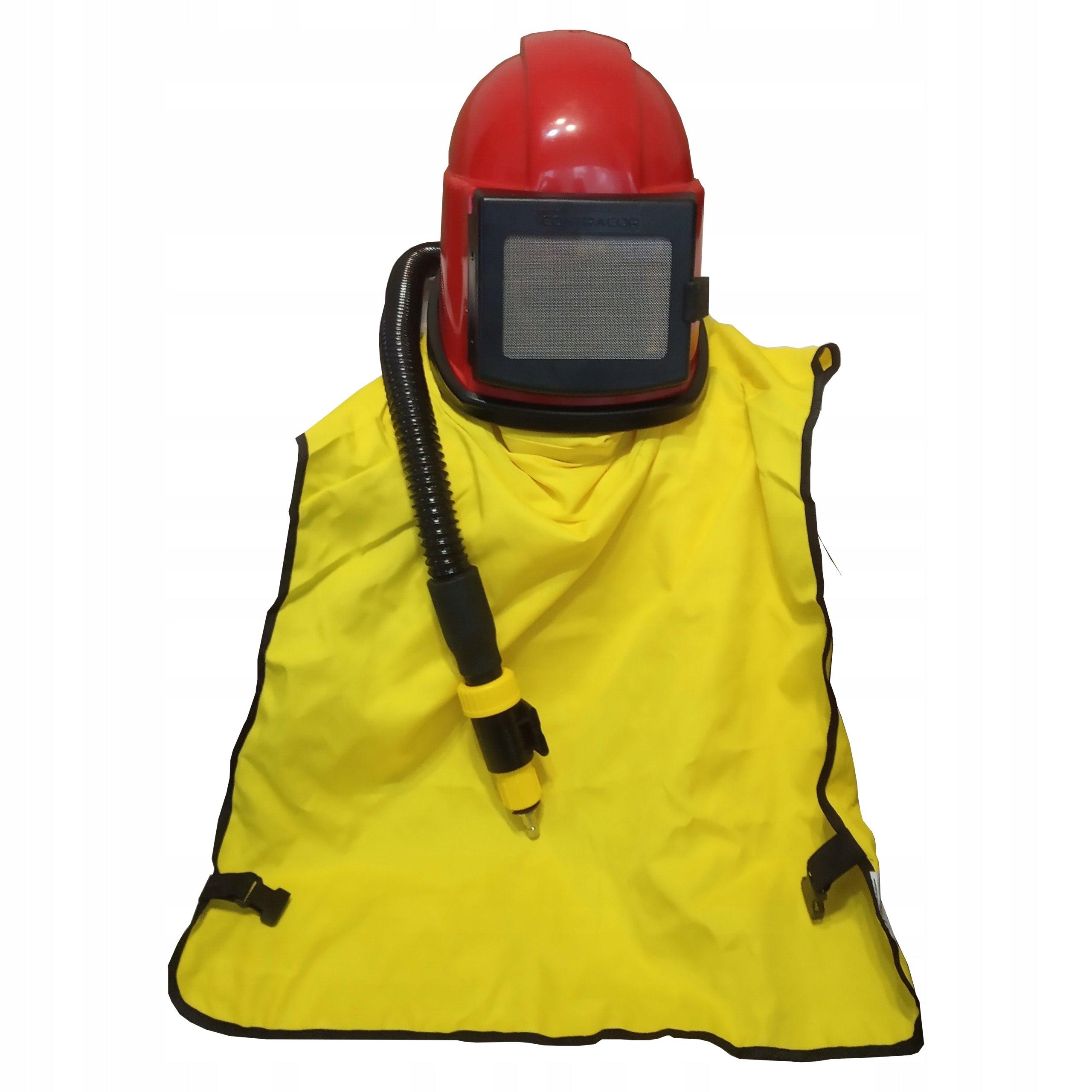 SANDBLASTING HELMET MASK with apron air supply
