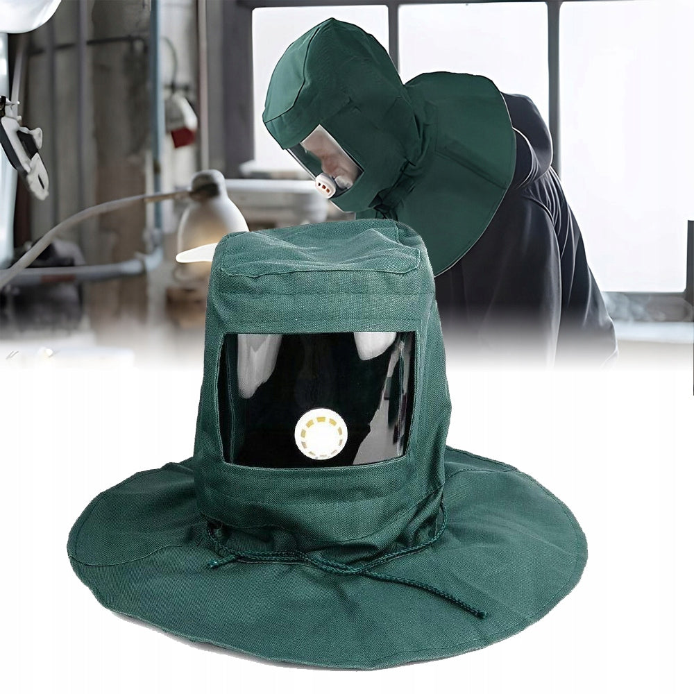 SANDBLASTING MASK SANDBLASTER PROTECTION HELMET VISOR