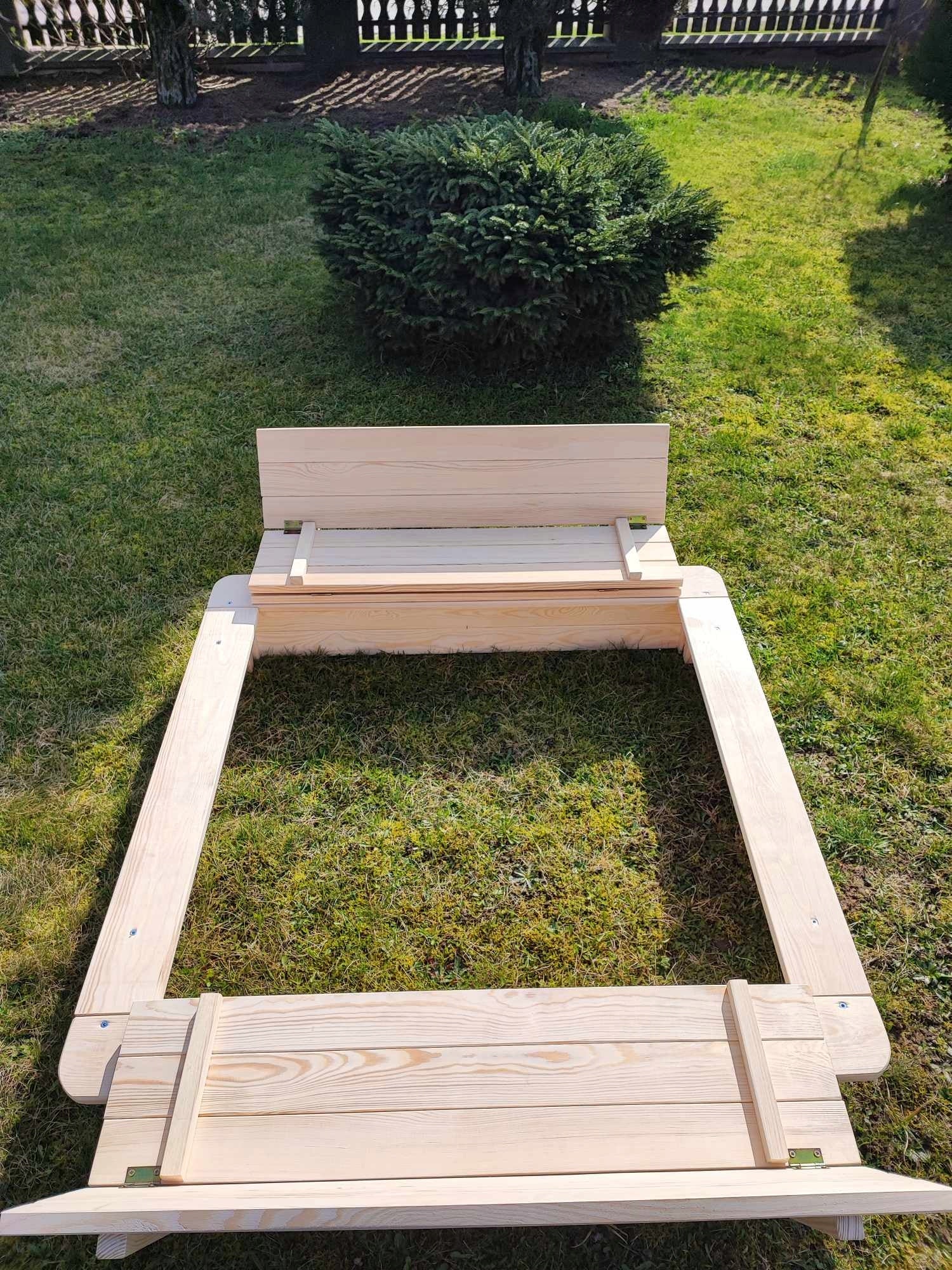 SANDBOX 120*120*23*165-FULL UNPAINTED SPECIES AND SANDBOX Product height 23 cm