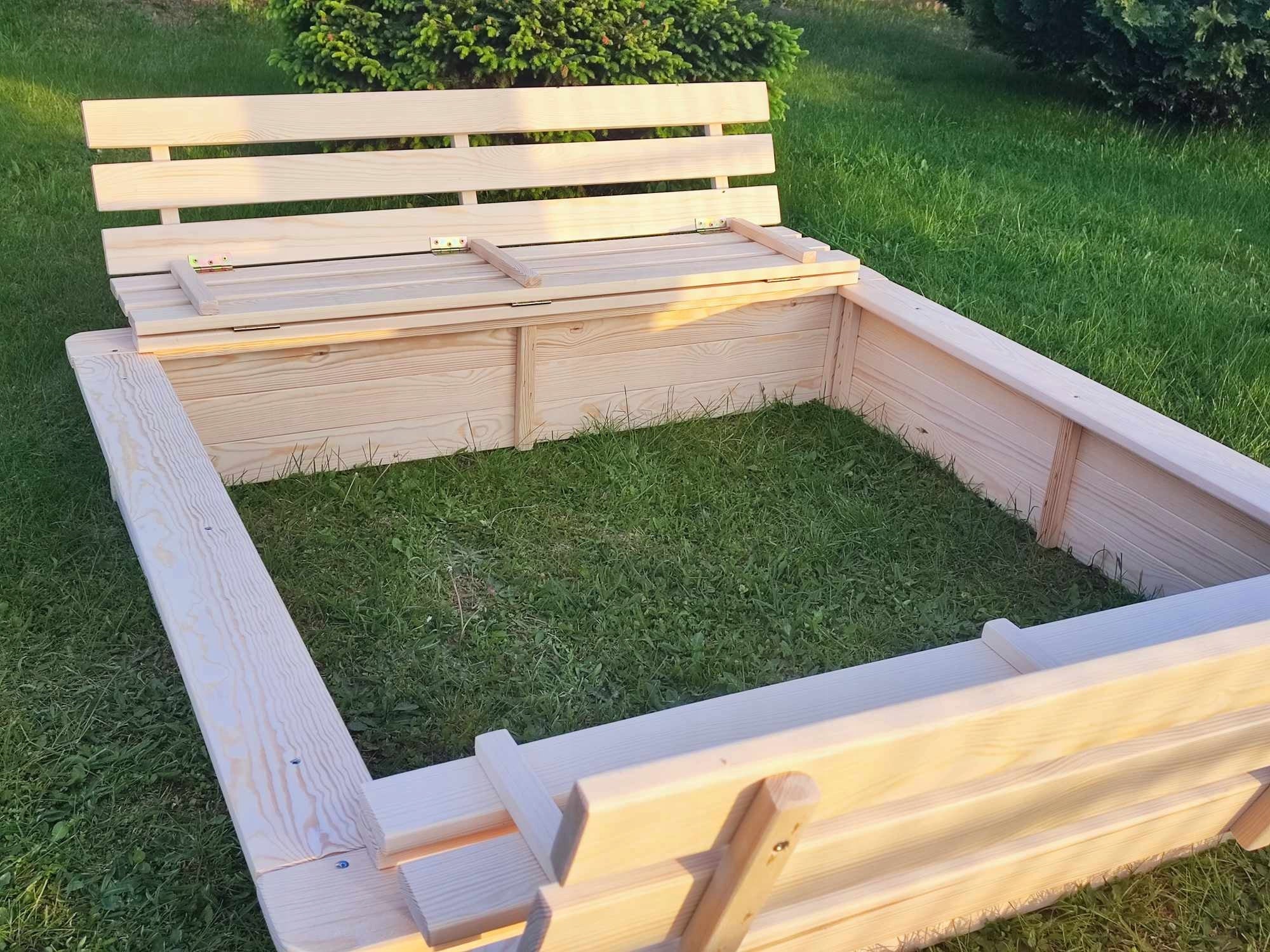 SANDBOX 150*150*30,9*200 UNPAINTED RAW WOOD LOCKABLE Product width 150 cm